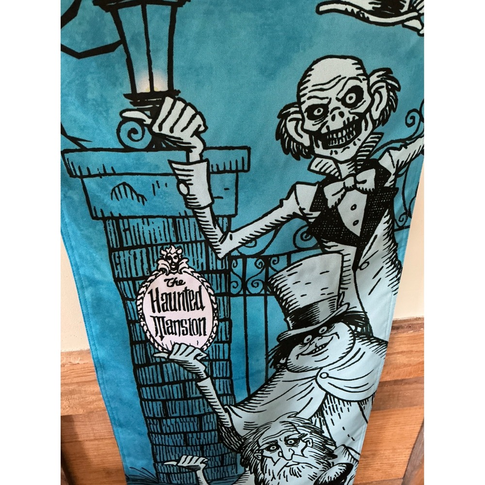 2023 Disney Haunted Mansion Beware of Hitchhiking Ghosts Banner Hanging Decor - Picture 2 of 3